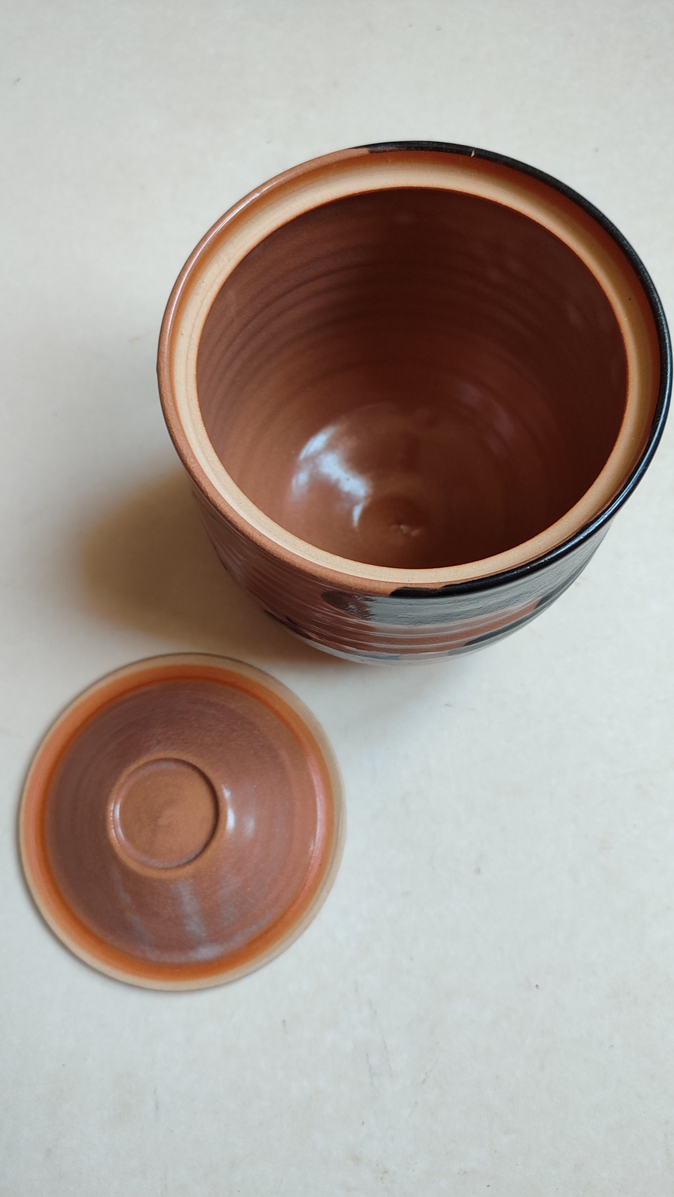 Jarre à eau pour la cérémonie du thé "Mizuya Tsubo" 145mm