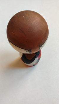 Poupée japonaise "Kokechi" en bois 155mm "Daruma"
