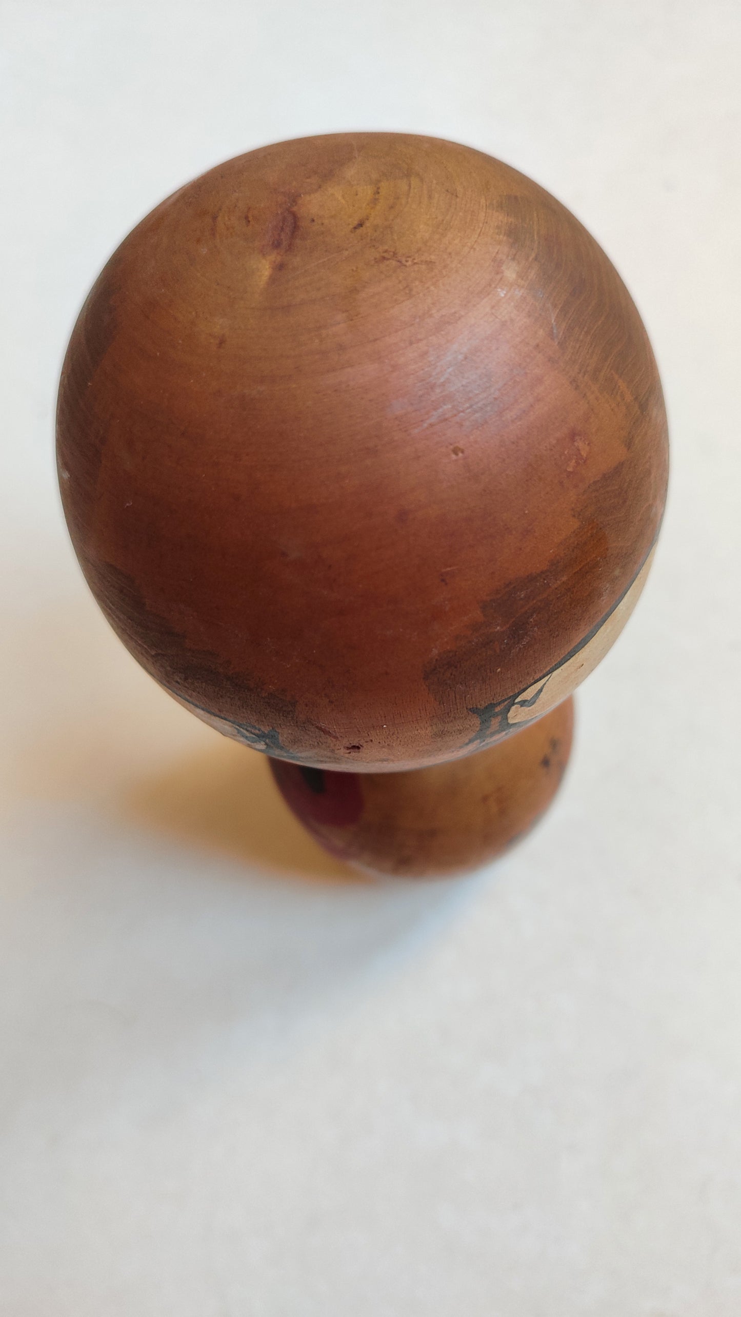 Grande poupée japonaise "Kokechi" en bois 180mm "Daruma"