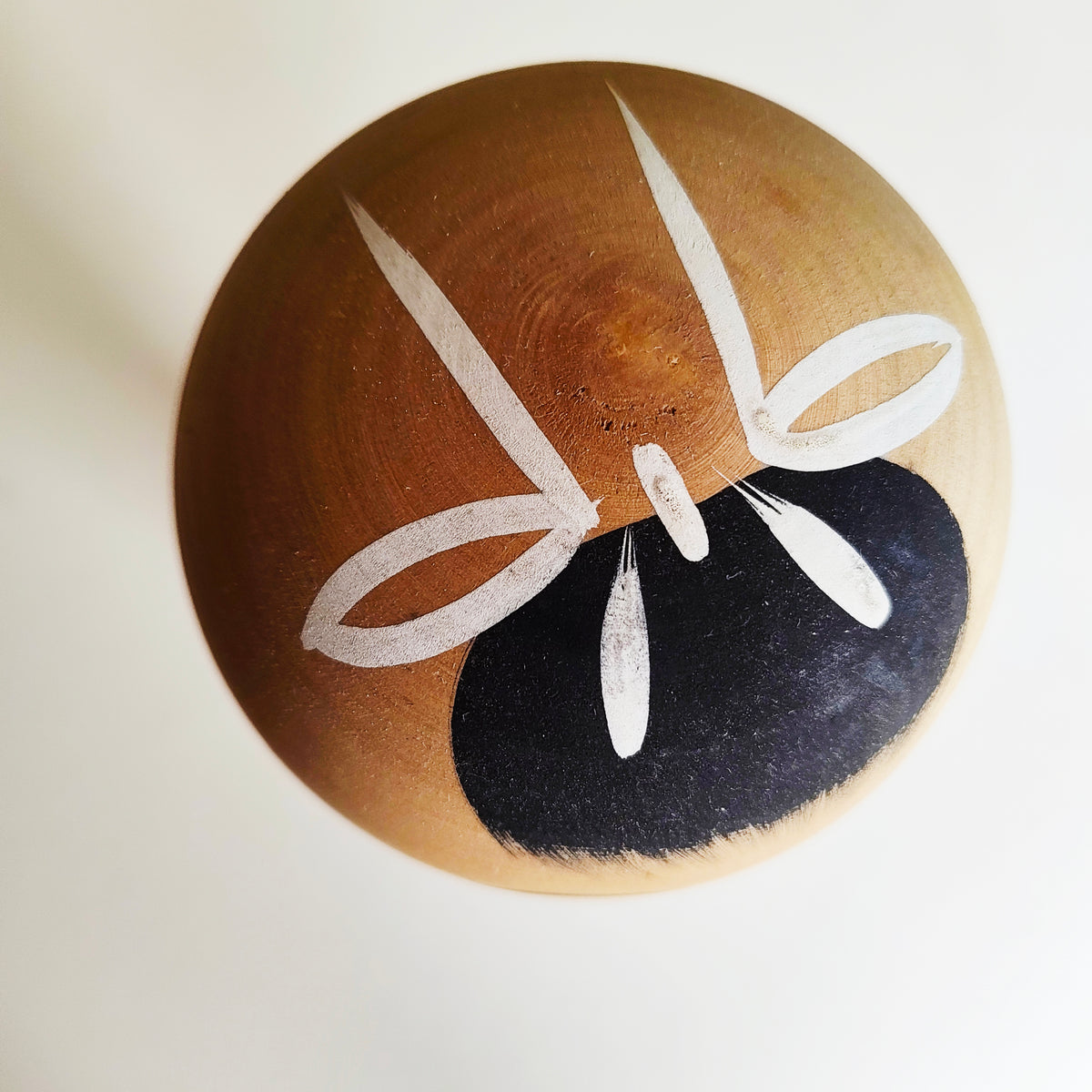 Grande poupée japonaise en bois "Kokeshi" 330mm