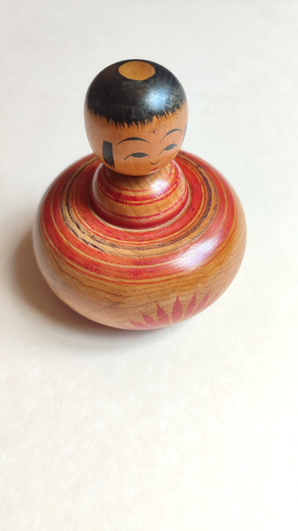 Poupée japonaise "Kokeshi" 95mm style "Ejiko-Zao "