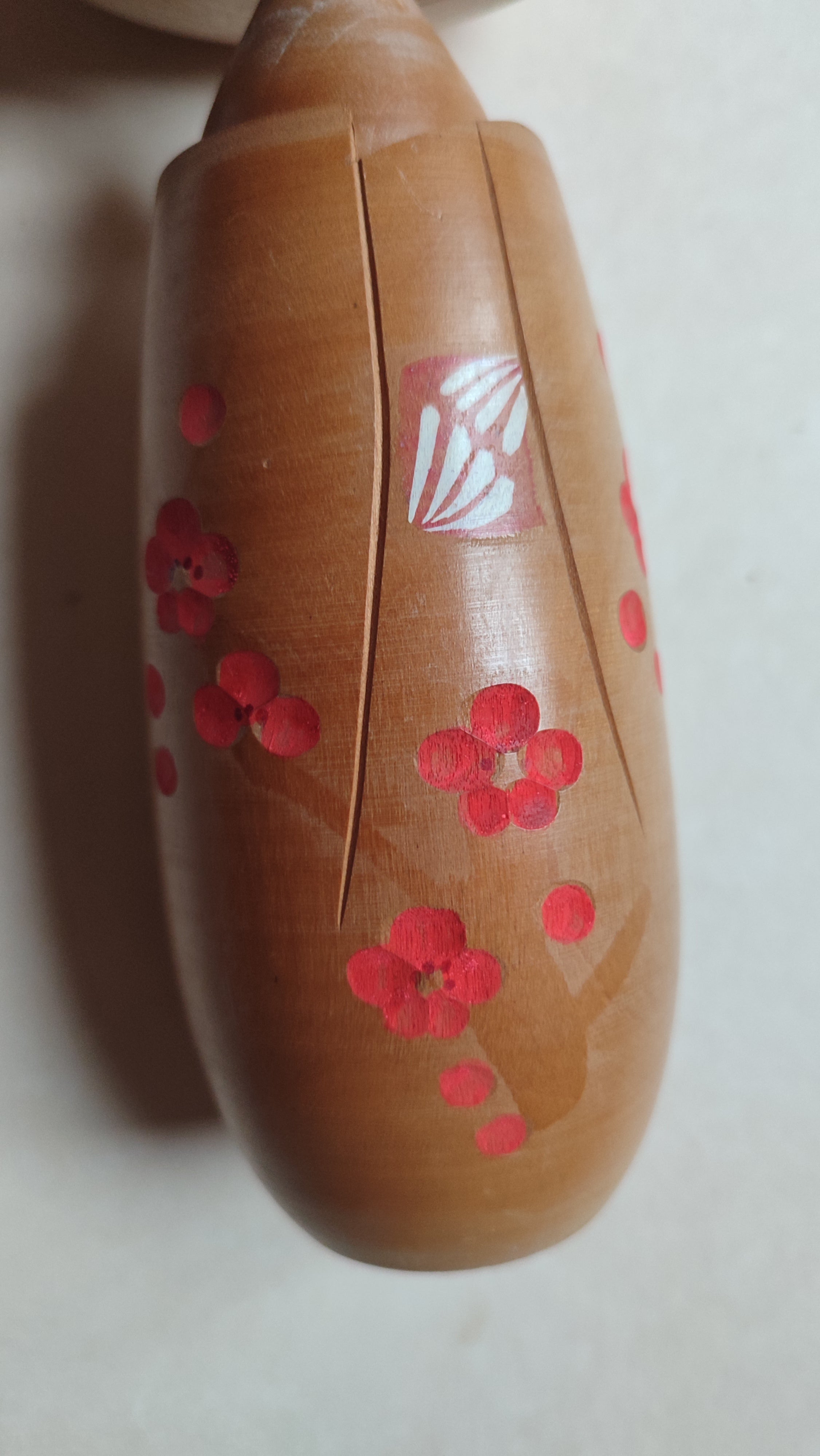 Poupée japonaise en bois "Kokechi" 255mm "Toshiharu Takahashi "