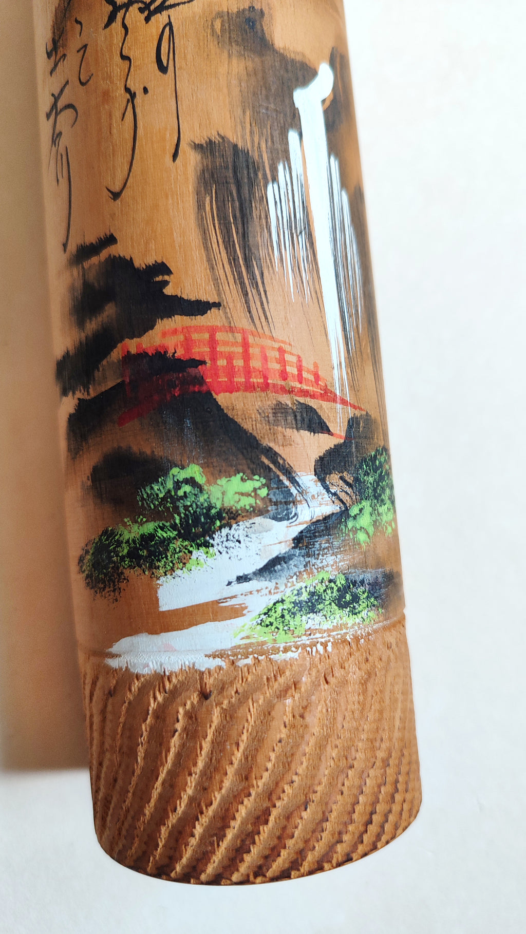 Poupée japonaise en bois "Kokechi" 300mm Tohoku