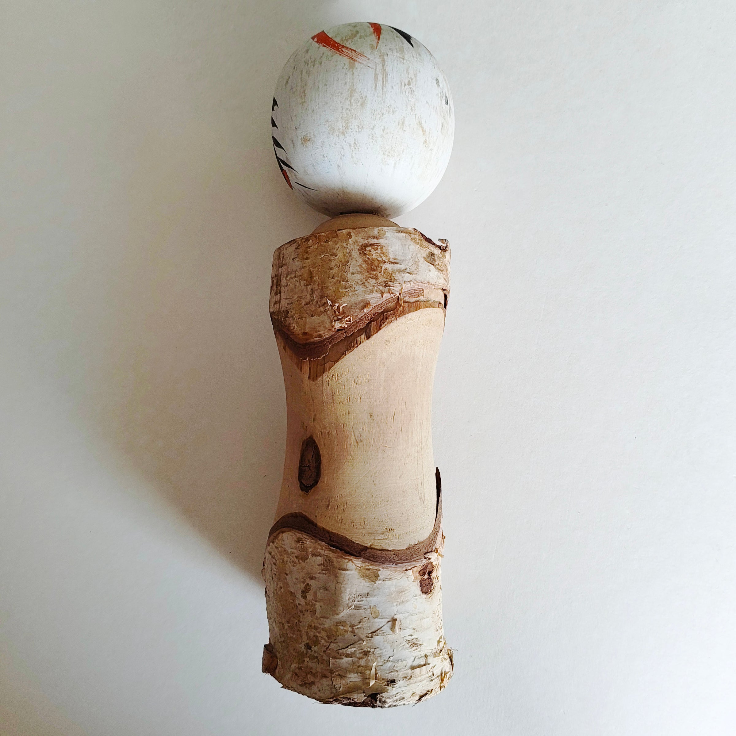Grande poupée japonaise en bois "Kokeshi" 295mm Takahashi Tatsuro