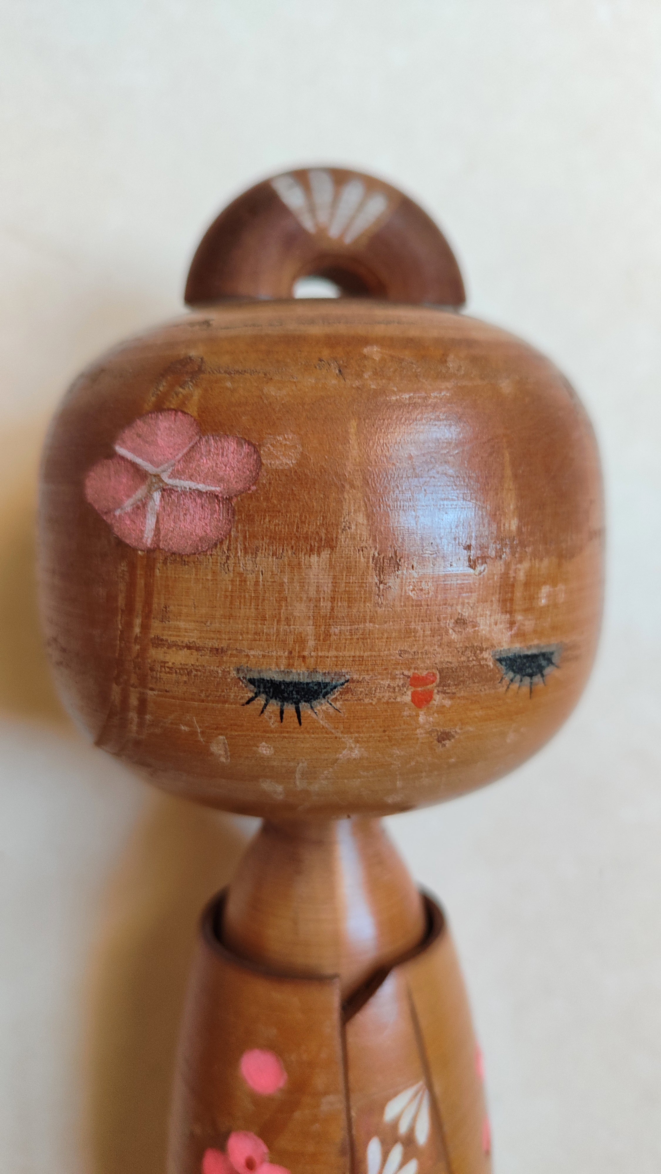 Poupée japonaise en bois "Kokechi" 195mm "Toshiharu Takahashi "