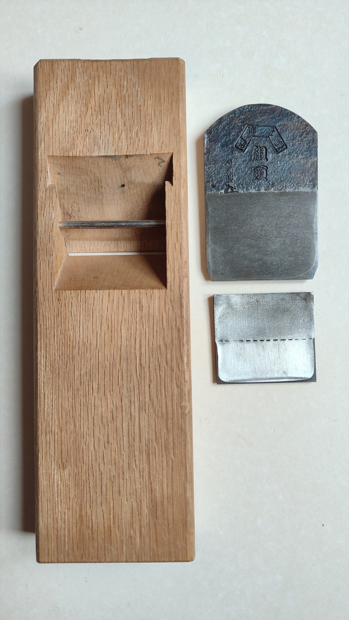 Rare rabot japonais Hira kanna 70mm "Kumito" tamahagane