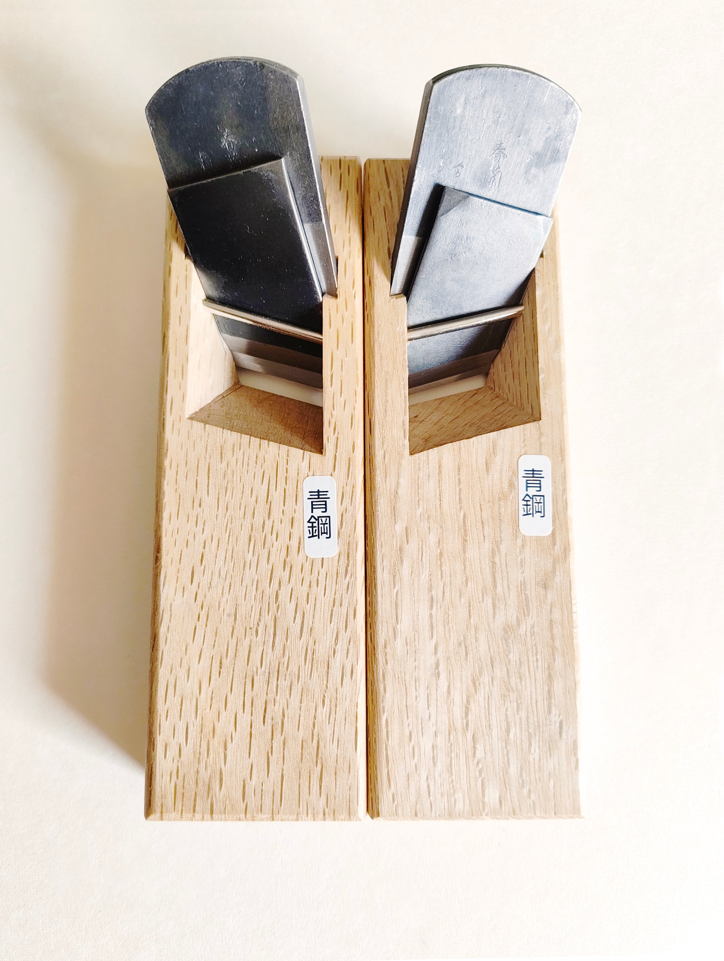 Paire de rabots japonais "Kiwa kanna" 36mm "Tsunesaburo"