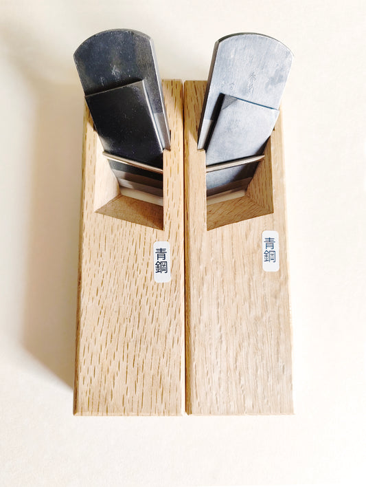 Paire de rabots japonais "Kiwa kanna" 36mm "Tsunesaburo"