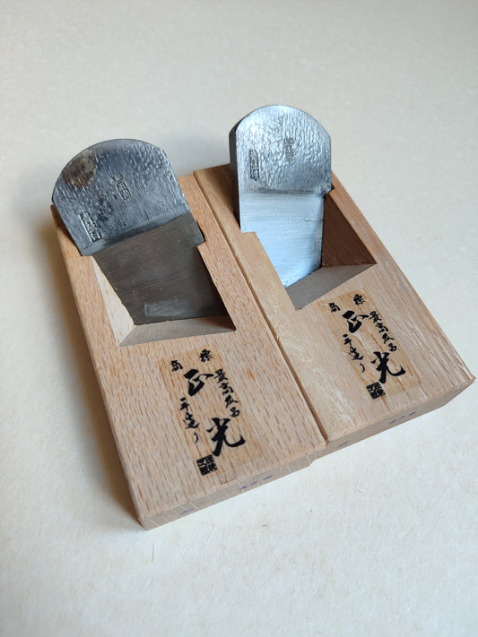 Paire de rabots japonais Kiwa kanna 42mm Masamitsu