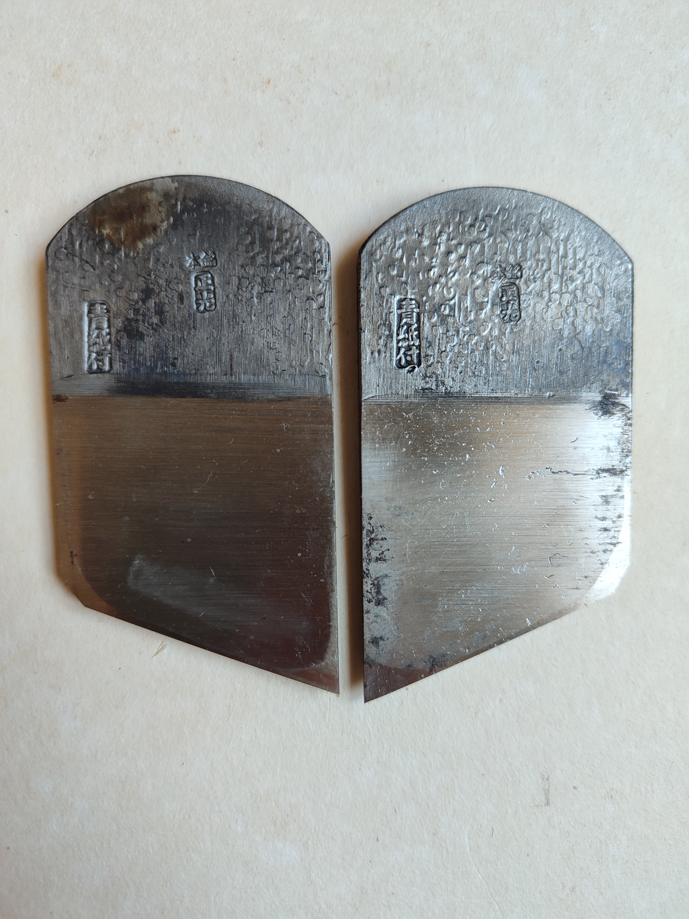 Paire de rabots japonais Kiwa kanna 42mm Masamitsu