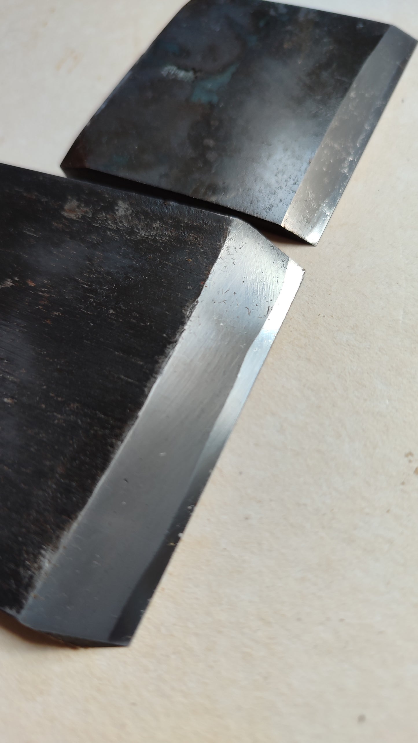 Magnifique varlope rabot japonais vintage "Nagadaï" 70mm Mokume