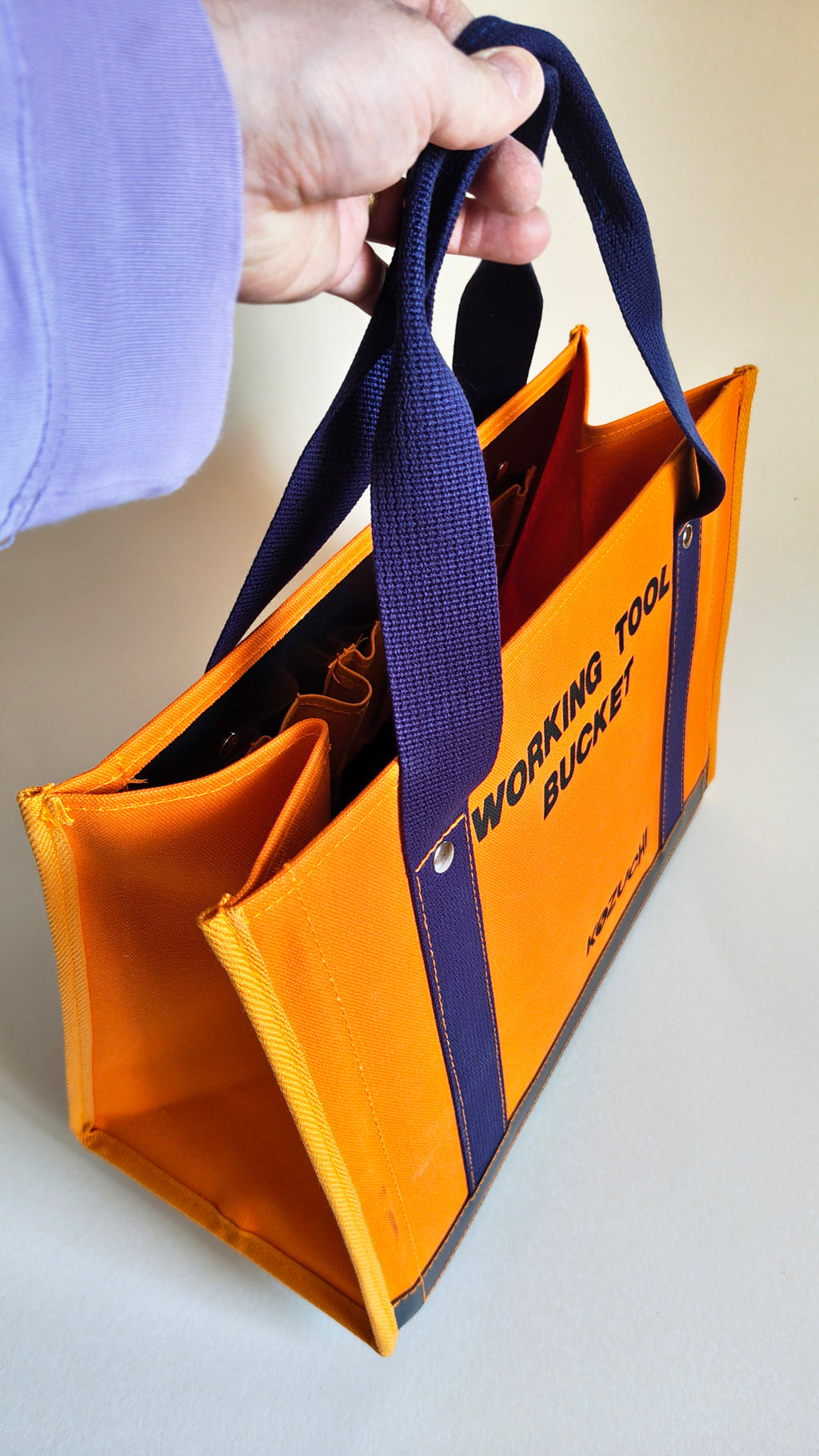 Grand sac à outils made in Japan "Kozuchi" TS11:  300 X 420 X 190mm