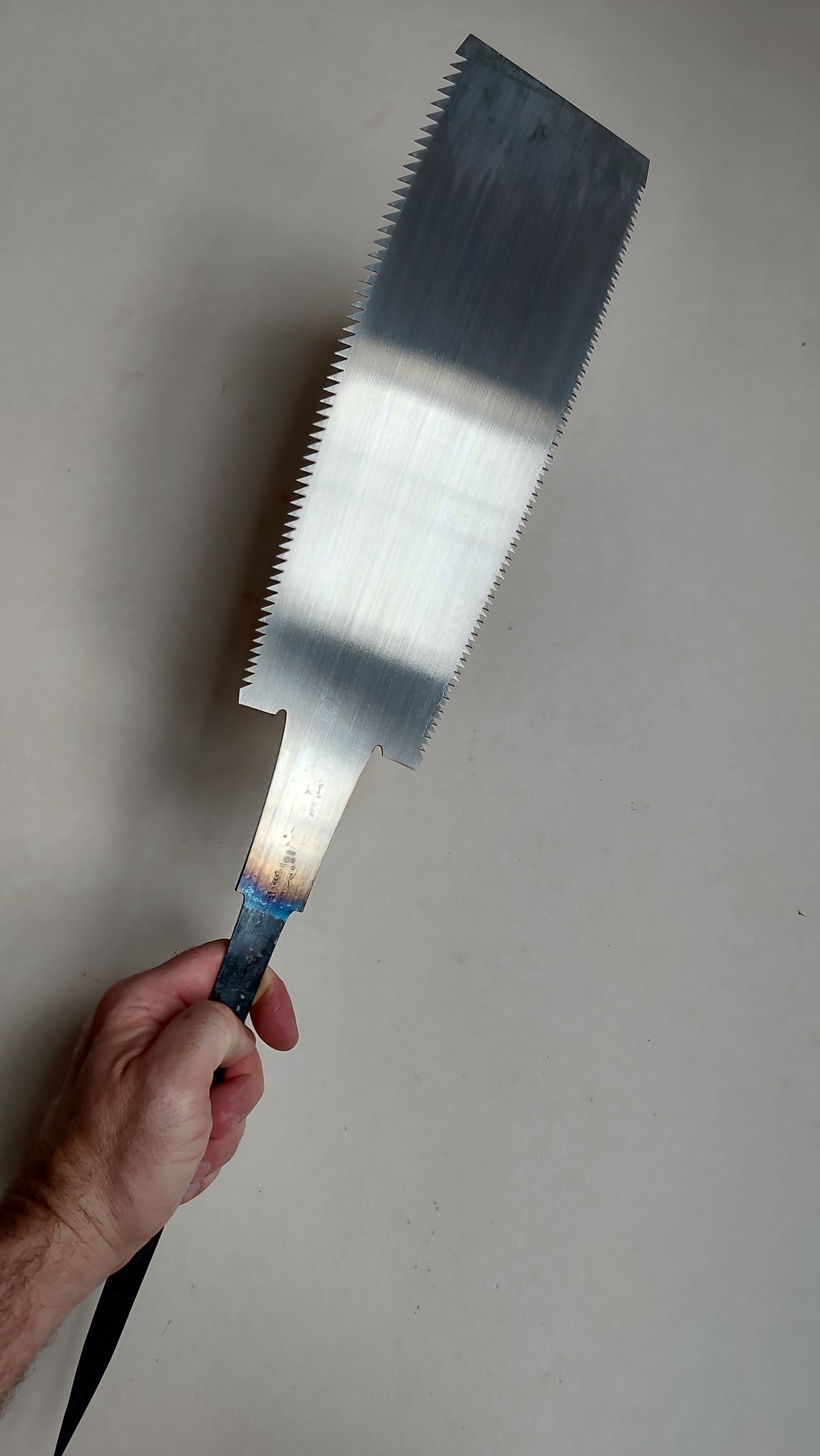 Rare scie japonaise forgée "Anahiki Nokogiri" 285mm "Kenzaburo Kondo"