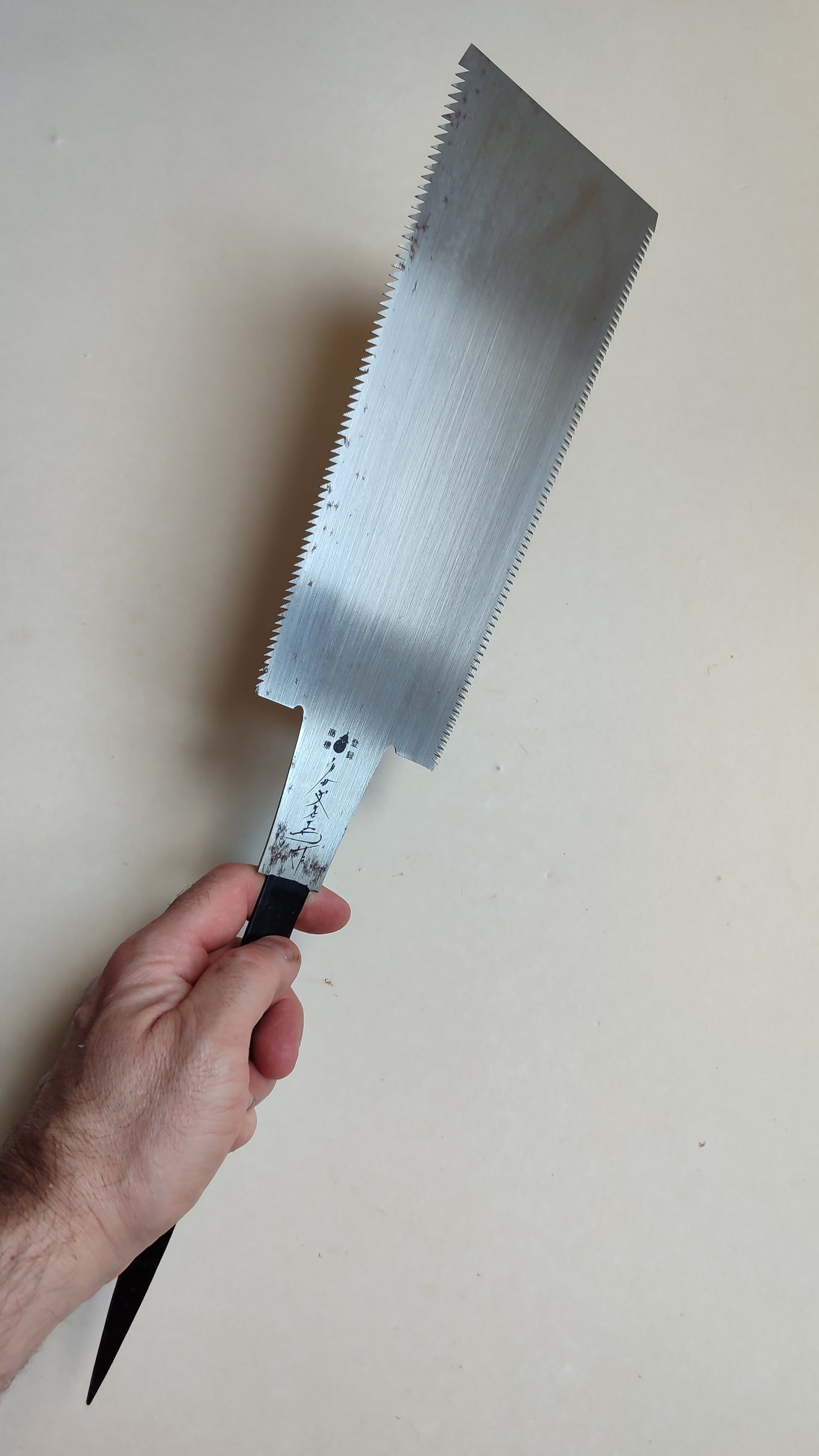 Scie japonaise forgée "Ryoba" 240mm "Joemon"