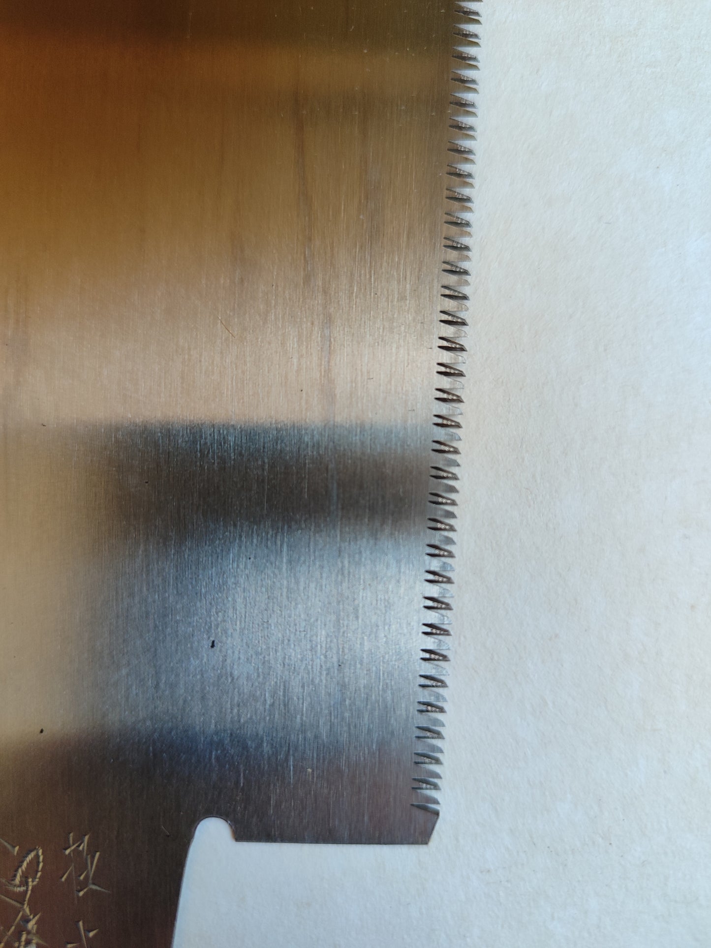 Magnifique scie japonaise forgée "Ryoba" 240mm "Masaemon Nakaya"