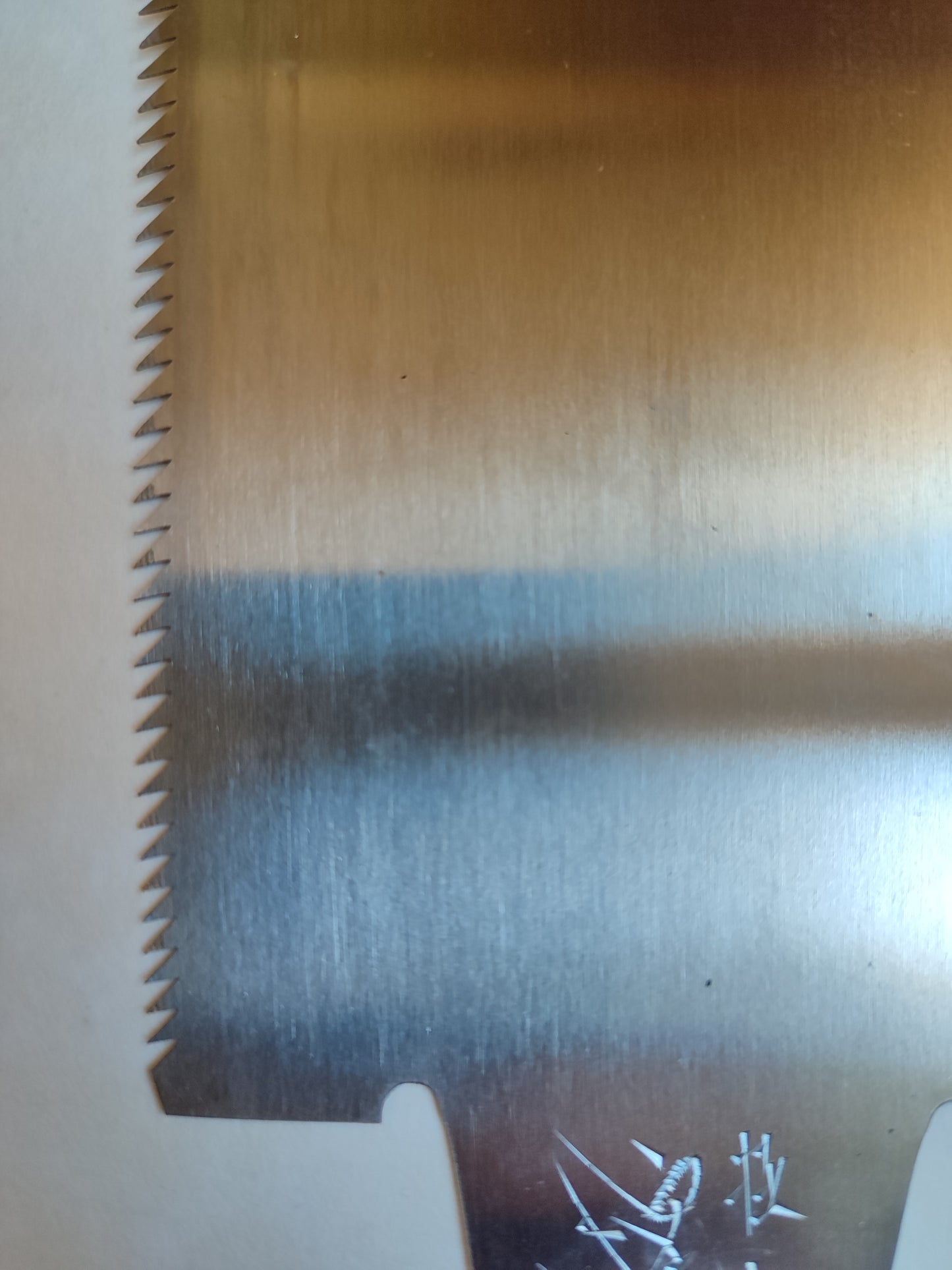 Magnifique scie japonaise forgée "Ryoba" 240mm "Masaemon Nakaya"