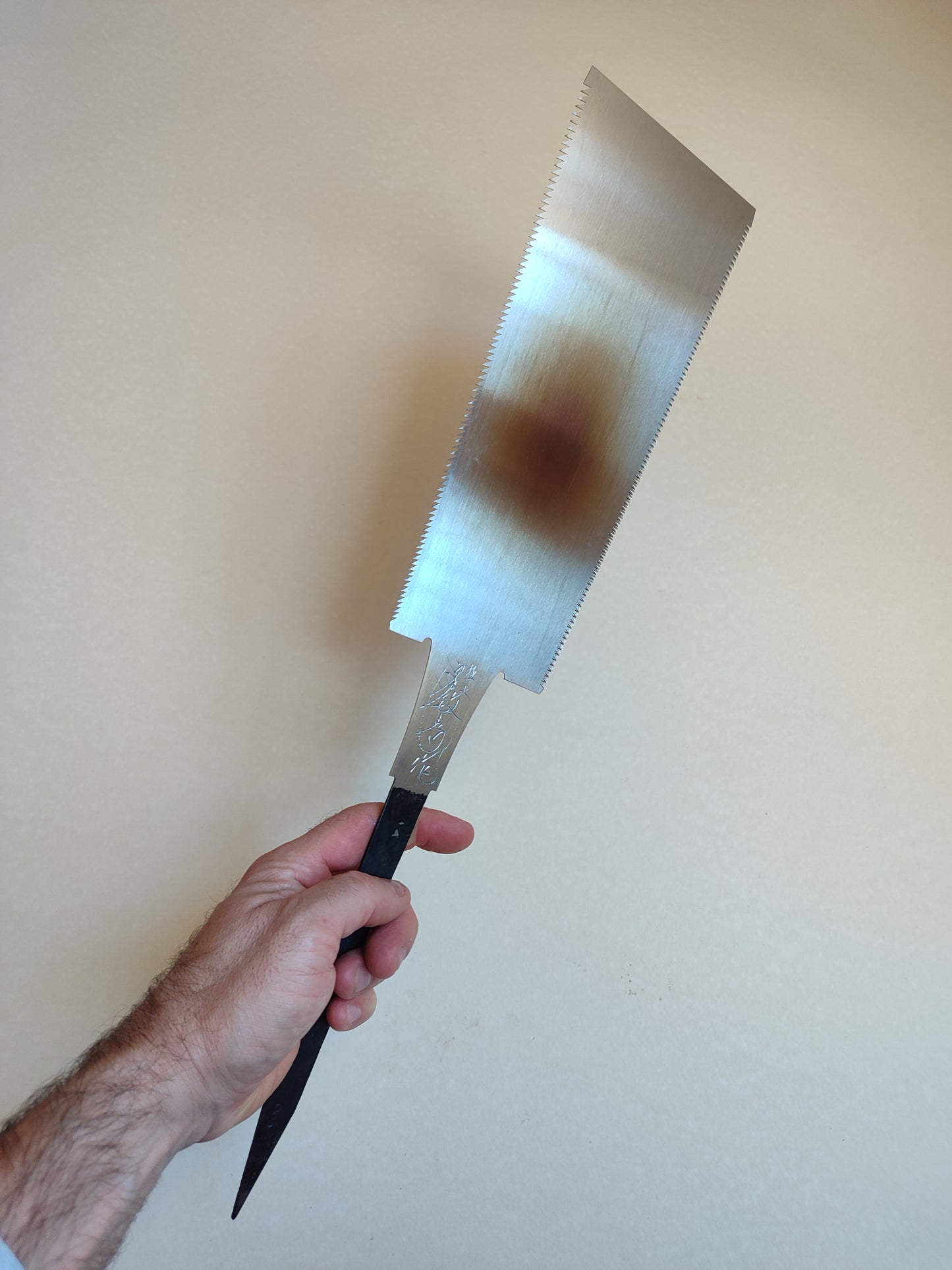 Magnifique scie japonaise forgée "Ryoba" 240mm "Masaemon Nakaya"