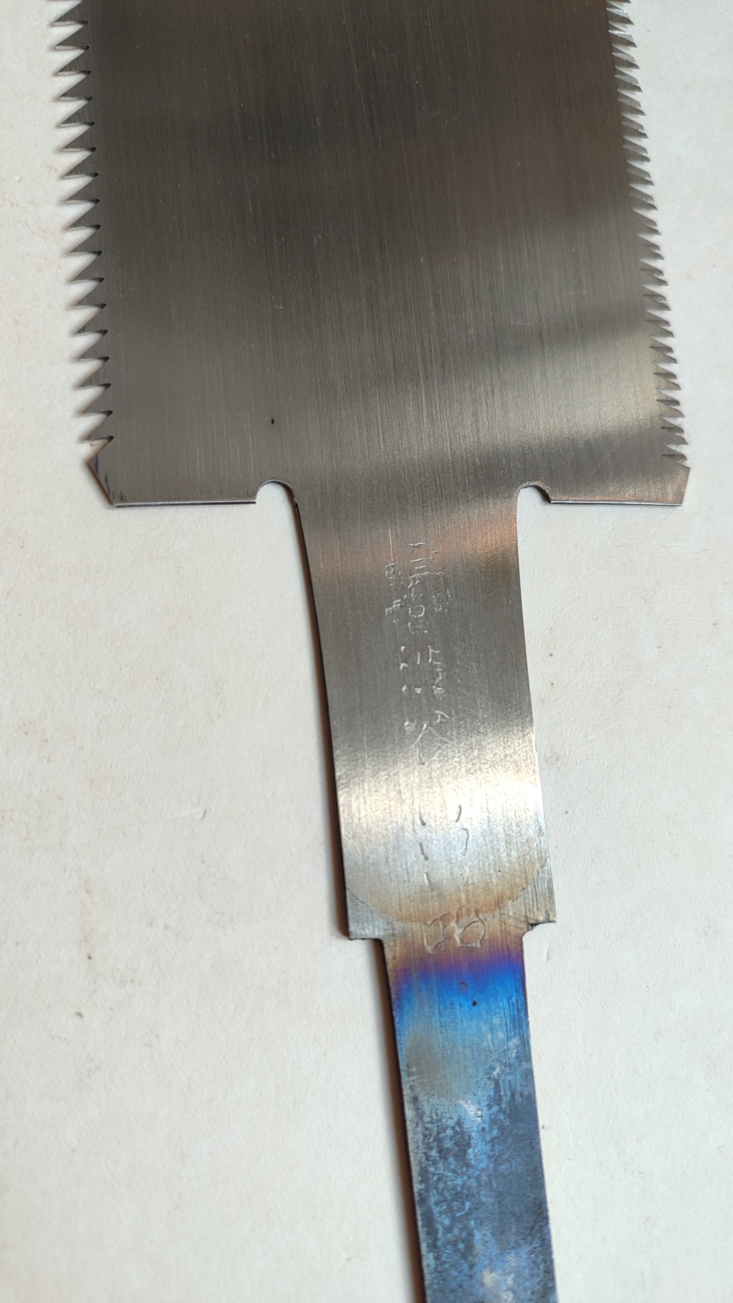 Beautiful Japanese forged saw "Ryoba" 270mm "Masao Shibuya"