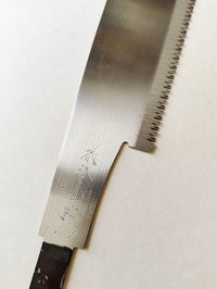 Scie japonaise forgée "Kataba" 240mm "Eisuke Karasawa" bois durs
