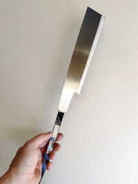 Scie japonaise forgée "Kataba" 240mm "Eisuke Karasawa" bois durs