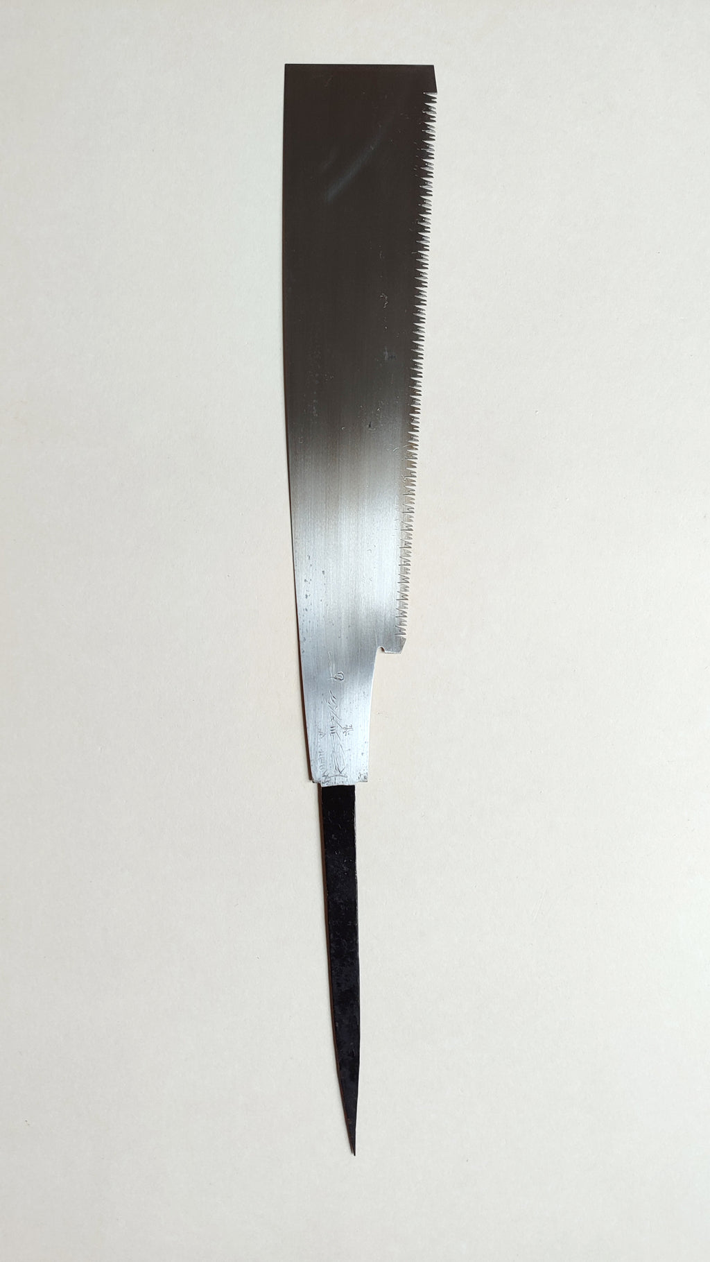 Scie japonaise vintage forgée "Kataba" 270mm "Heisuke Nakaya" bois durs