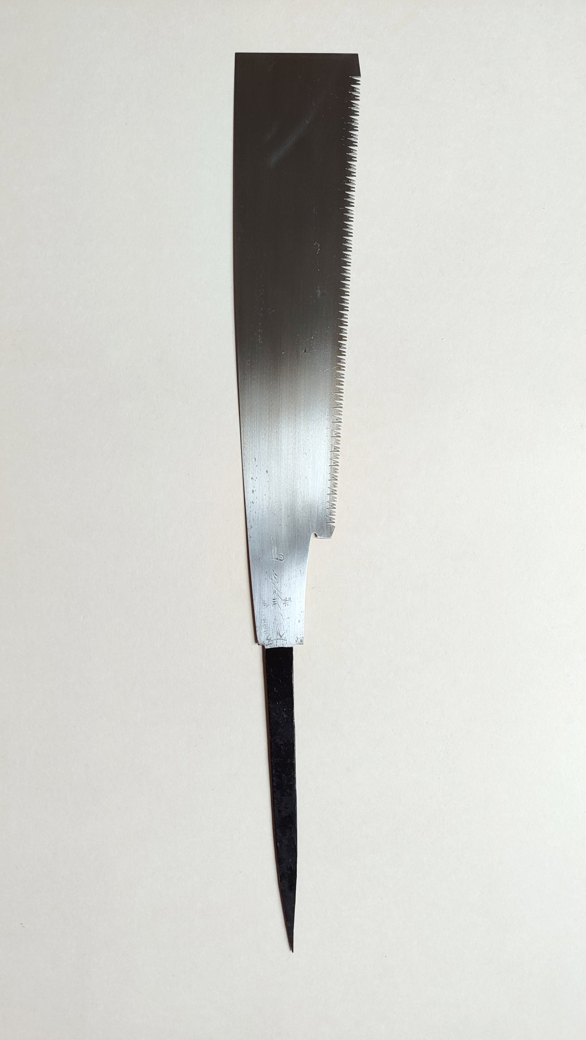 Scie japonaise vintage forgée "Kataba" 270mm "Heisuke Nakaya" bois durs