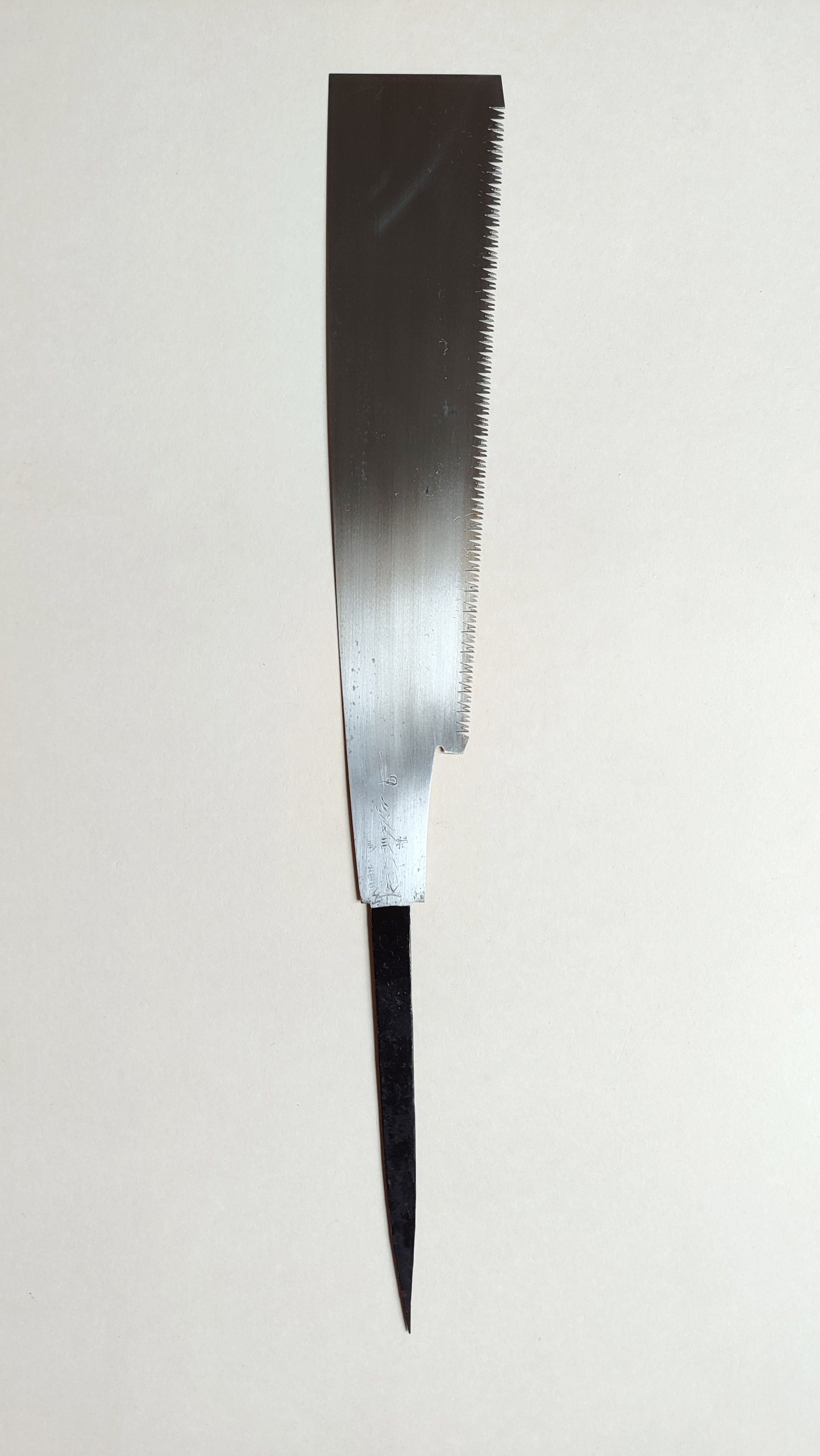 Scie japonaise vintage forgée "Kataba" 270mm "Heisuke Nakaya" bois durs