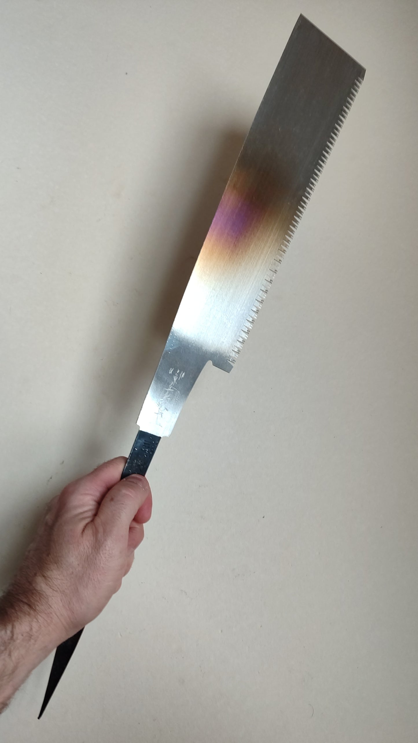 Scie japonaise vintage forgée "Kataba" 270mm "Heisuke Nakaya"
