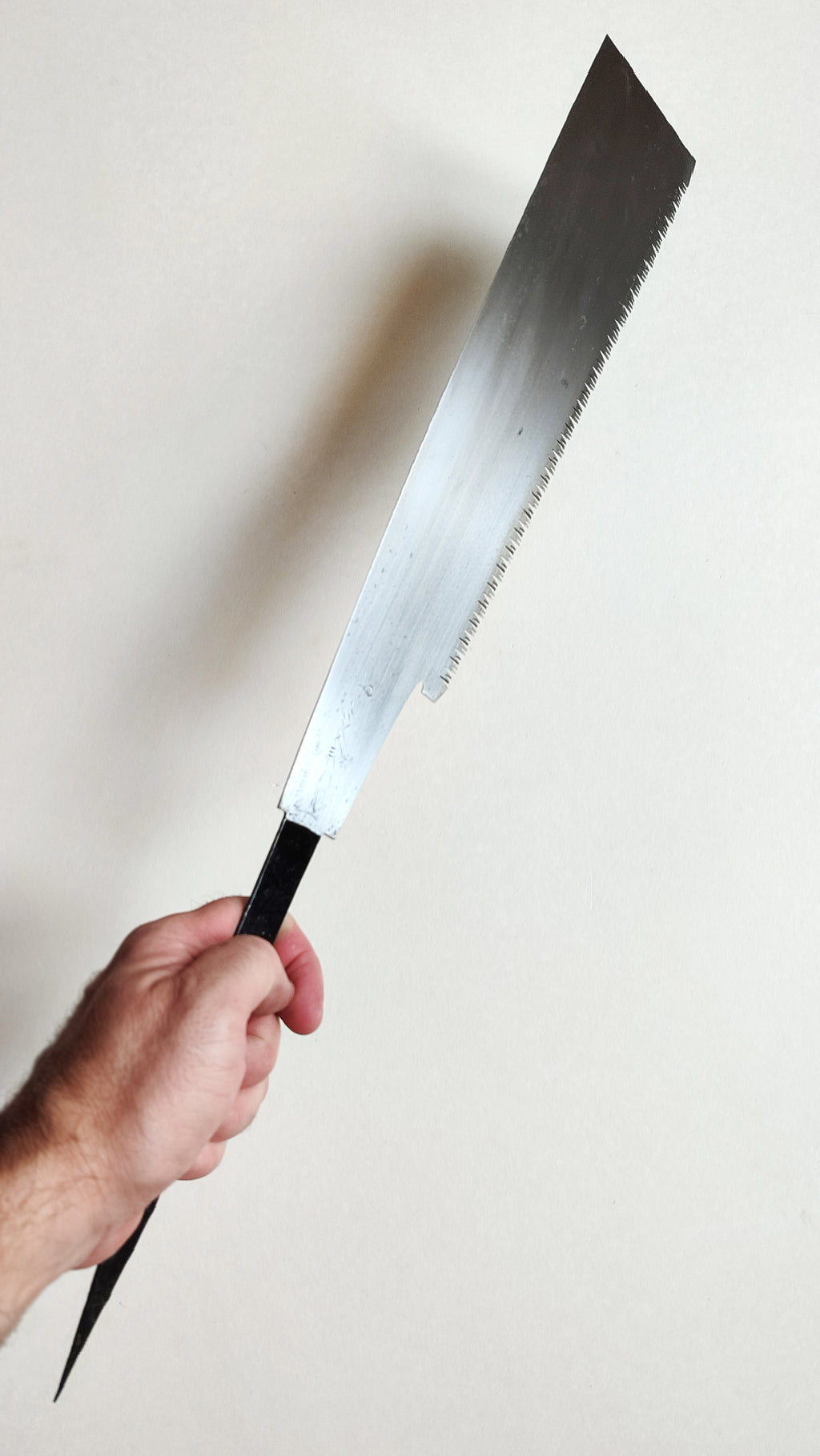 Scie japonaise vintage forgée "Kataba" 270mm "Heisuke Nakaya" bois durs