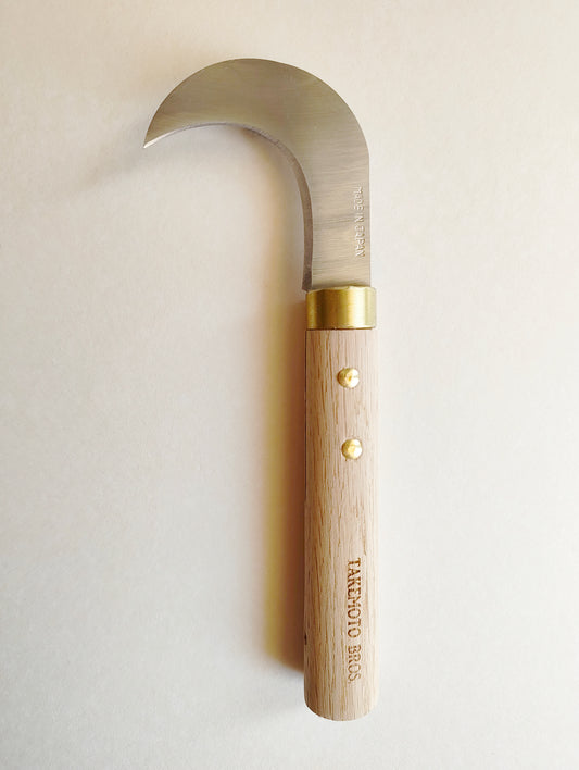 Serpette/faucille à récolter japonaise "Kama" 70mm "Takemoto"