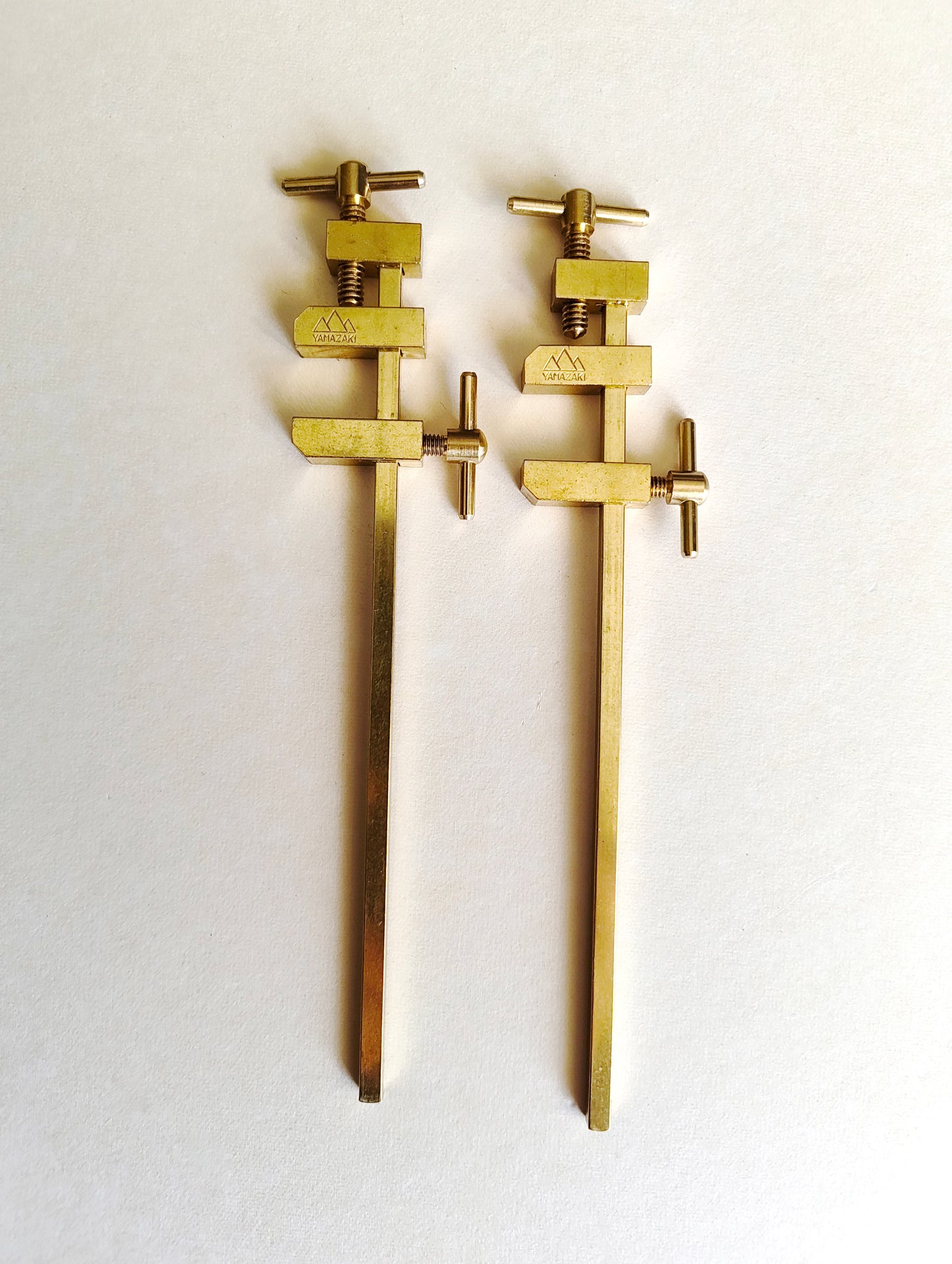 Paire de serre-joints japonais "Hatagane" laiton 150 - 300mm