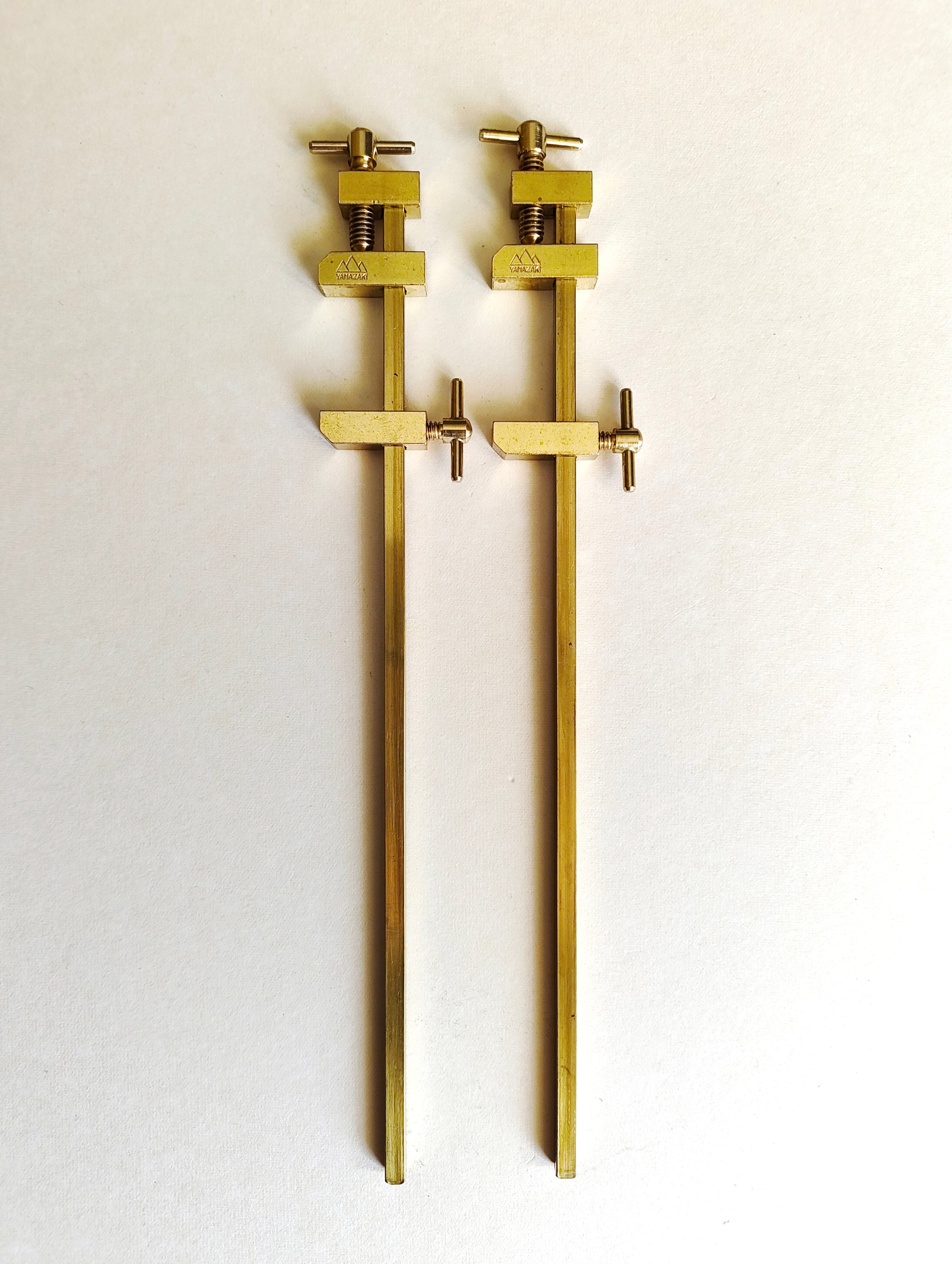 Paire de serre-joints japonais "Hatagane" laiton 150 - 300mm