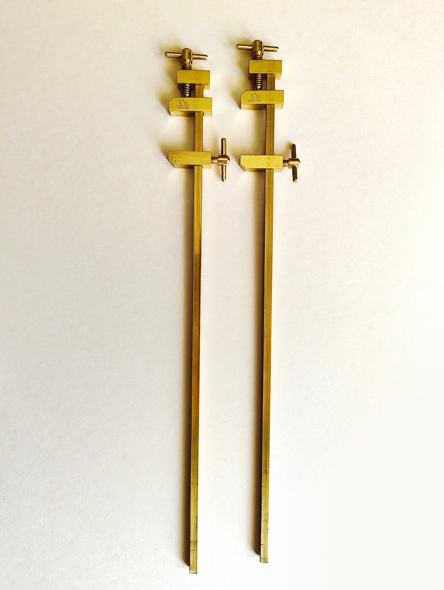 Paire de serre-joints japonais "Hatagane" laiton 150 - 300mm