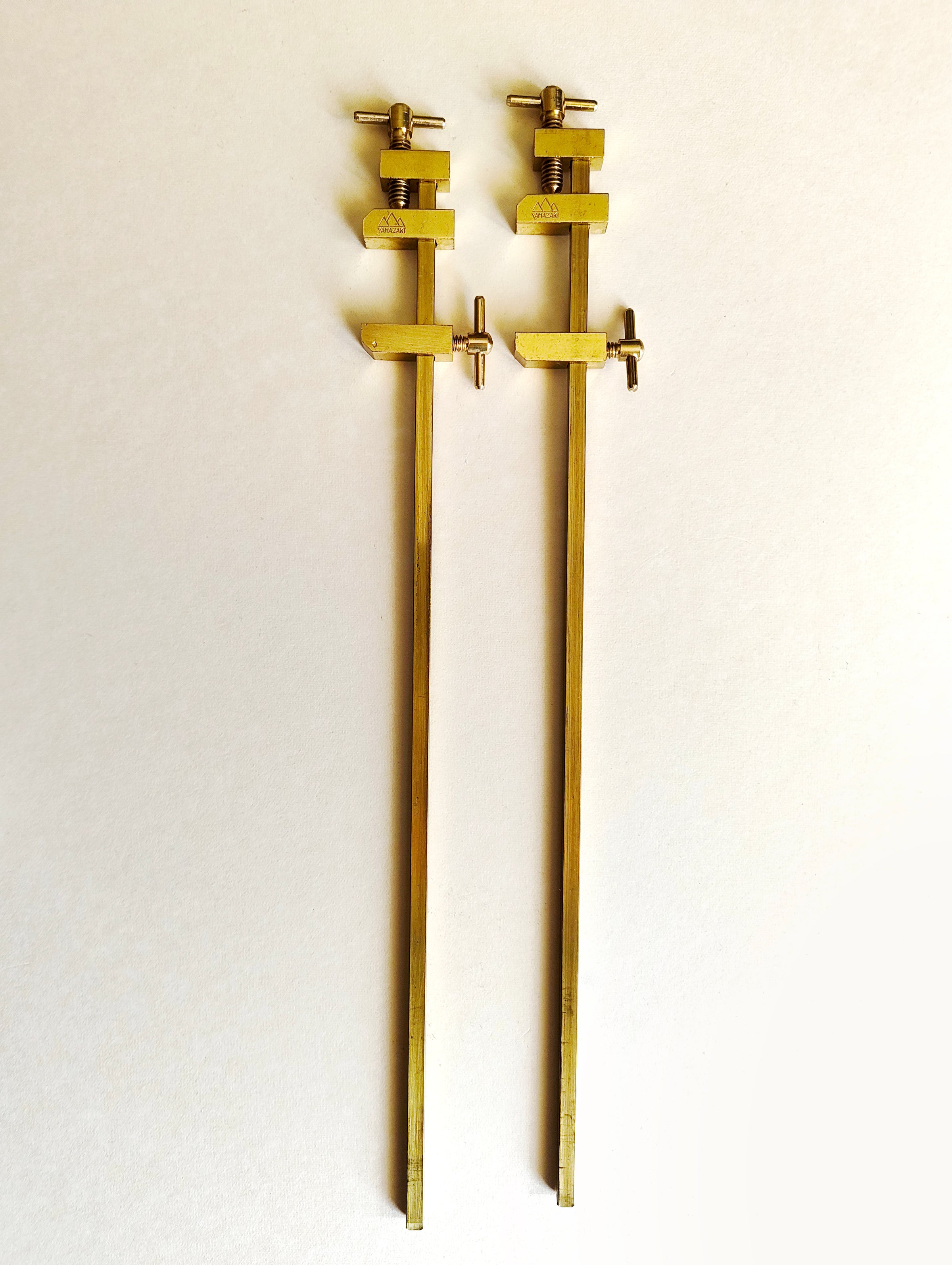 Paire de serre-joints japonais "Hatagane" laiton 150 - 300mm