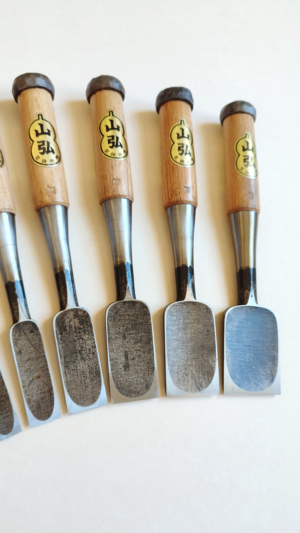 Japanese Scissors Set "Oire Nomi" 3, 6, 9, 12, 15, 18, 24, 30, 36, 42mm "Yusuke"