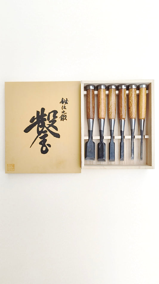 Set de Ciseaux Japonais "Oire Nomi" 6, 9, 12, 24, 30mm "Yasugi"