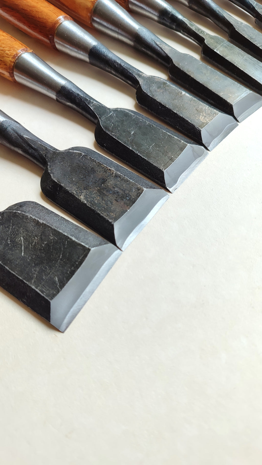 Set de Ciseaux Japonais "Oire Nomi" 3, 6, 9, 12, 15, 18, 21, 24, 30, 36, 42mm "Yasugi"