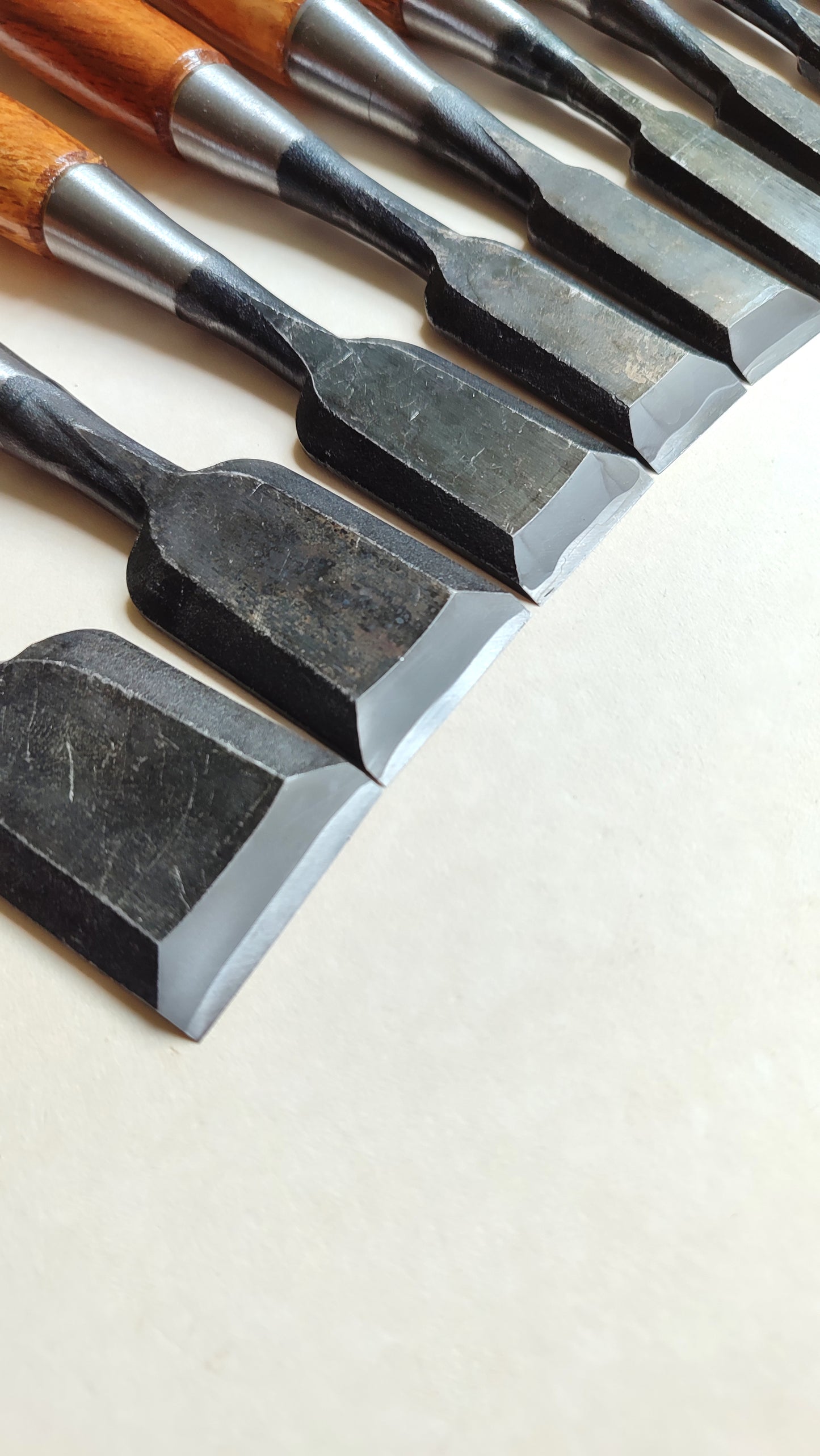 Set de Ciseaux Japonais "Oire Nomi" 3, 6, 9, 12, 15, 18, 24, 30, 36, 42mm "Yasugi"