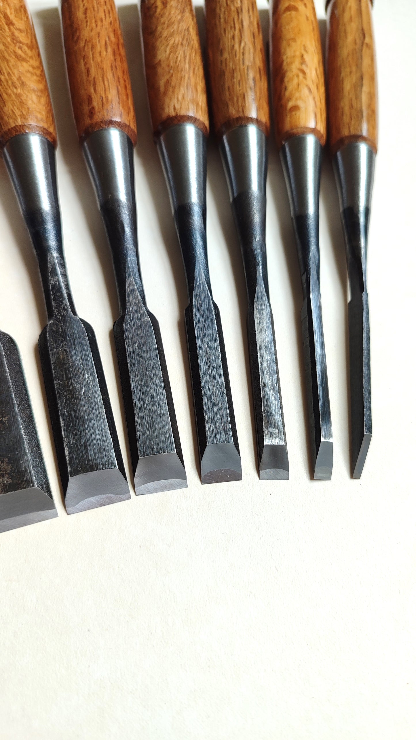 Set de Ciseaux Japonais "Oire Nomi" 3, 6, 9, 12, 15, 18, 24, 30, 36, 42mm "Yasugi"