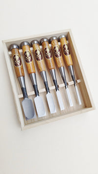 Set de Ciseaux Japonais "Oire Nomi" 6, 9, 12, 24, 30mm "Yasugi"