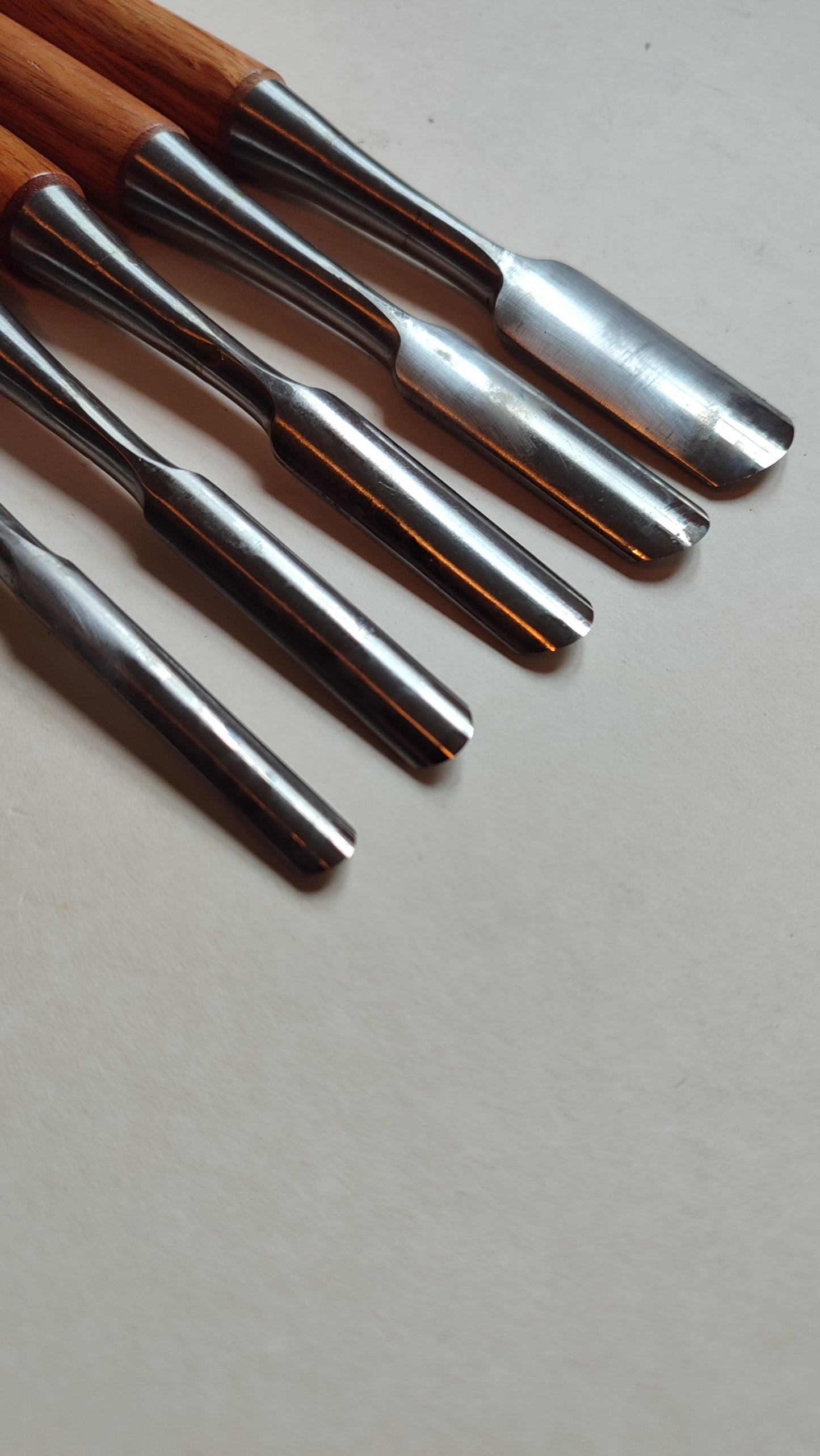 Set de gouges japonaises "Sotomaru Nomi" 9, 12, 15, 18, 24mm "Kenshin"
