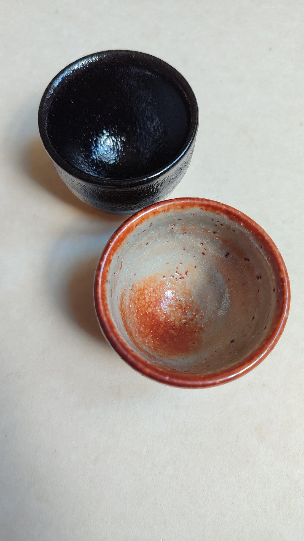 Paire de tasses à Saké céramique de "Mino" 45mm "Yoshiki Sugiura"