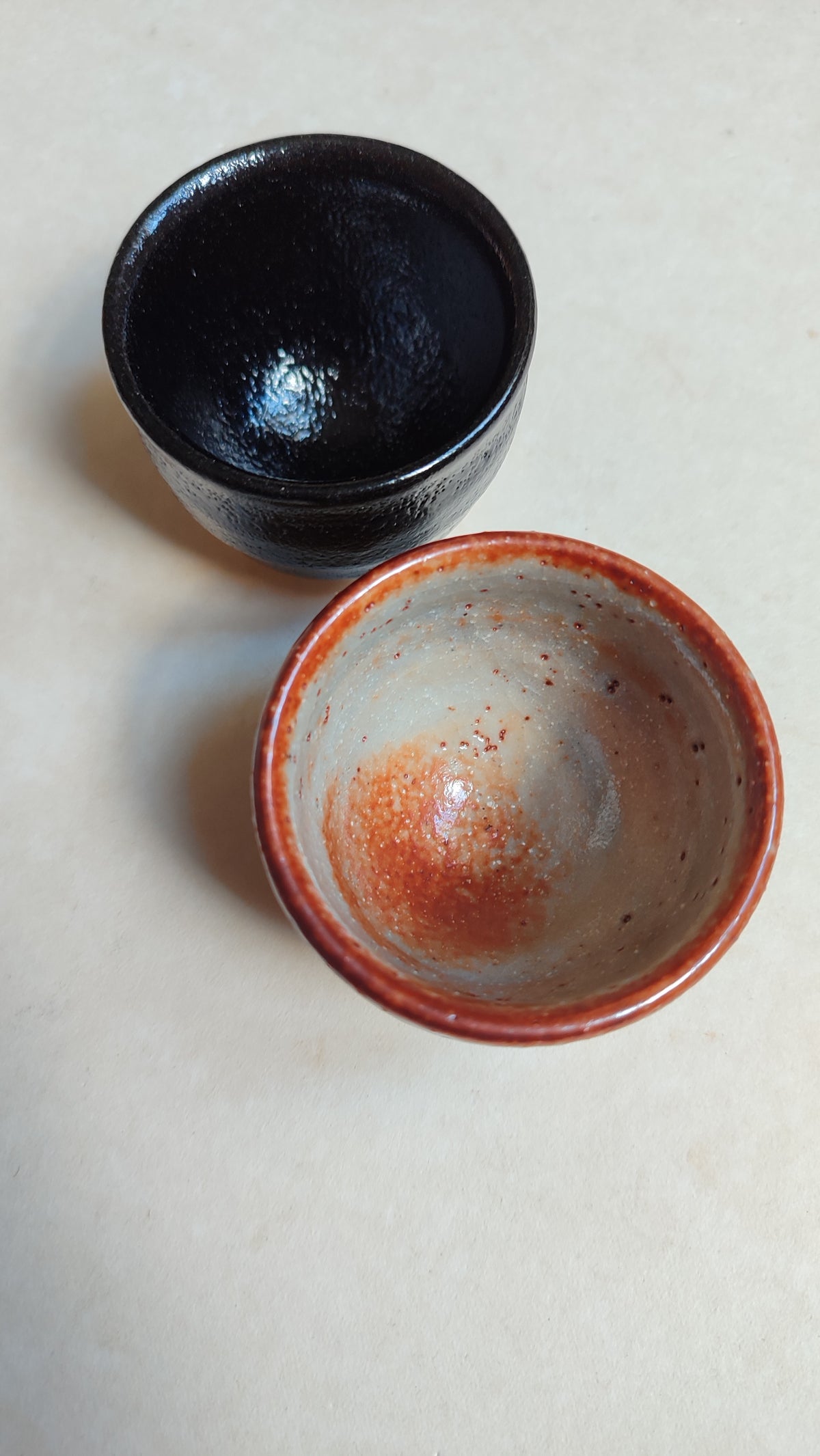 Paire de tasses à Saké céramique de "Mino" 45mm "Yoshiki Sugiura"
