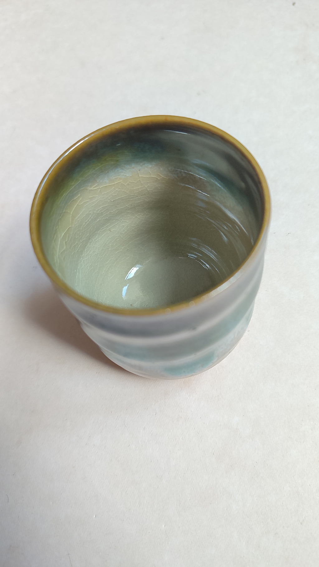 Tasse à thé céramique de style "Mino" 75mm "Higuchi Tozo"