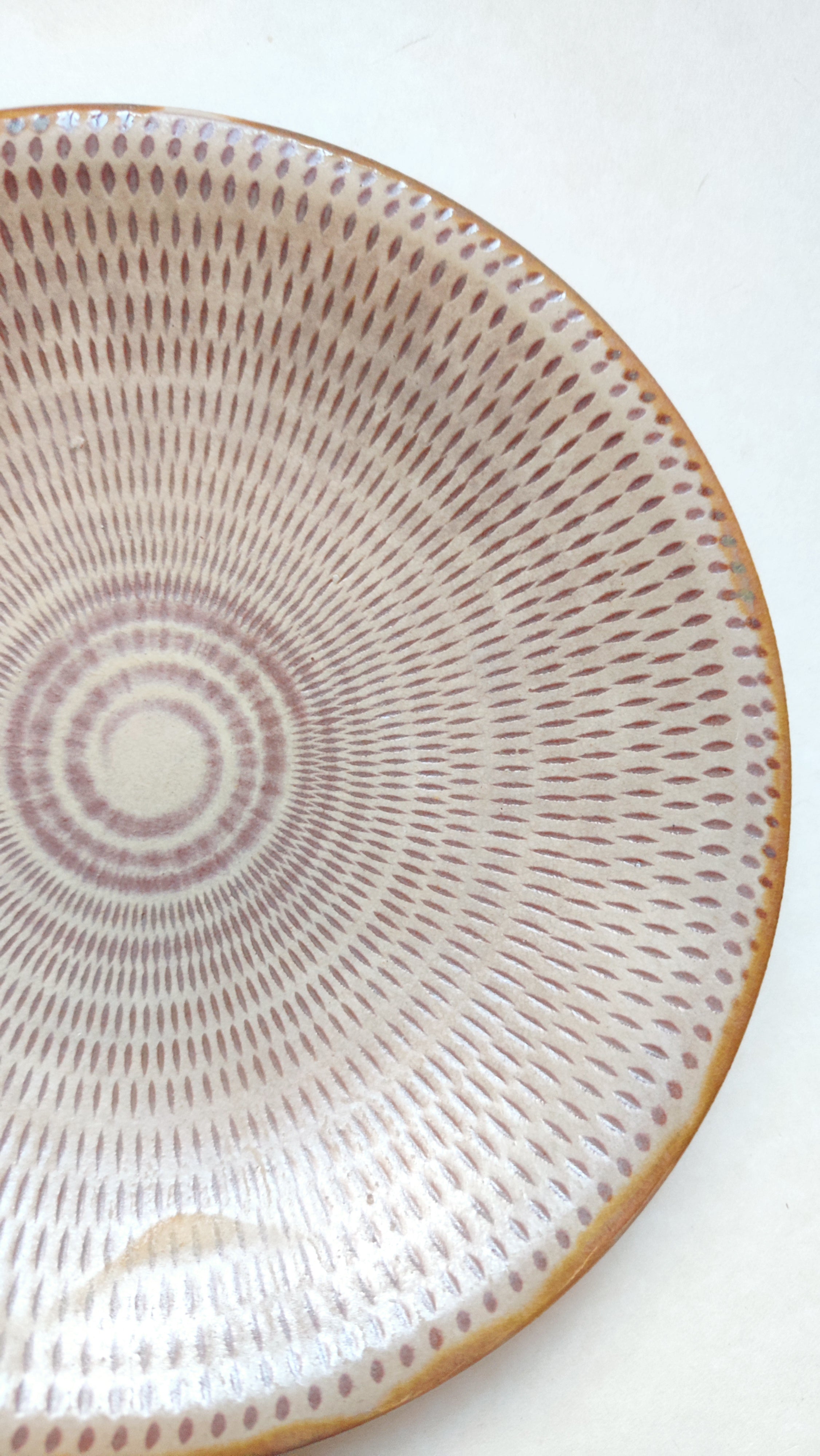 Trio d'assiettes céramique de Oishiwara 188mm