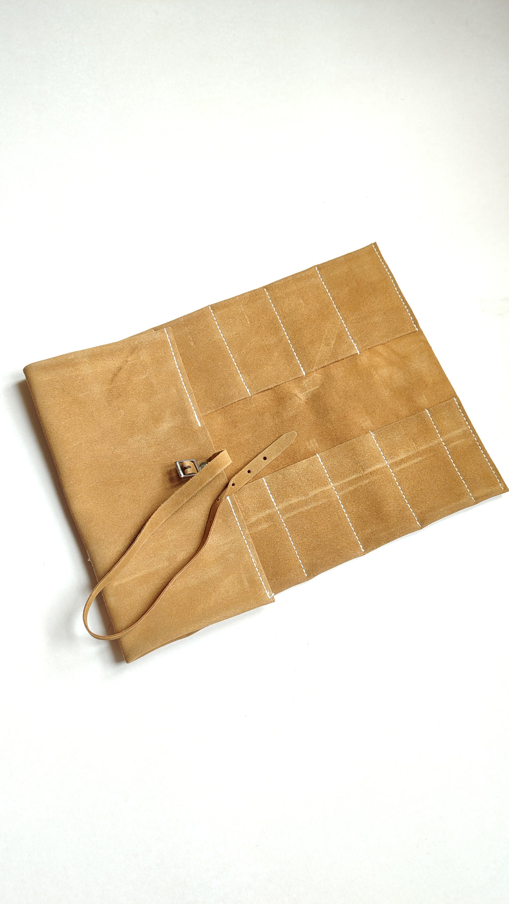 Trousse en cuir pour outils-ciseaux japonais 12pcs