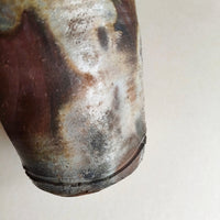 Rare vase japonais style "Bizen" 265mm "Mori Shinsen"-circa 1970