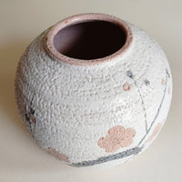 Vase japonais de style "Shino" 195mm "Kosaburo" circa 1970