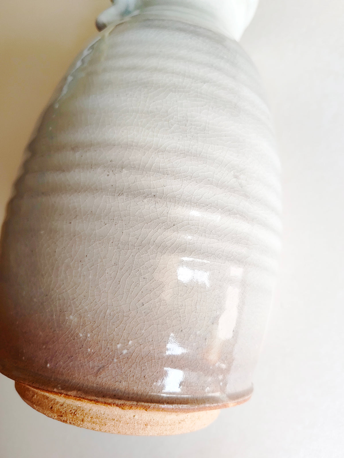 Vase japonais céramique "Hagi" 270mm "Hattori Kaname"