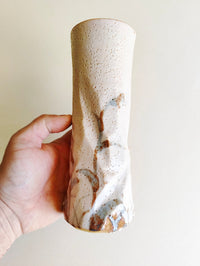 Vase japonais de style "Mino" fabriqué par "Shigezo Sato" 210mm
